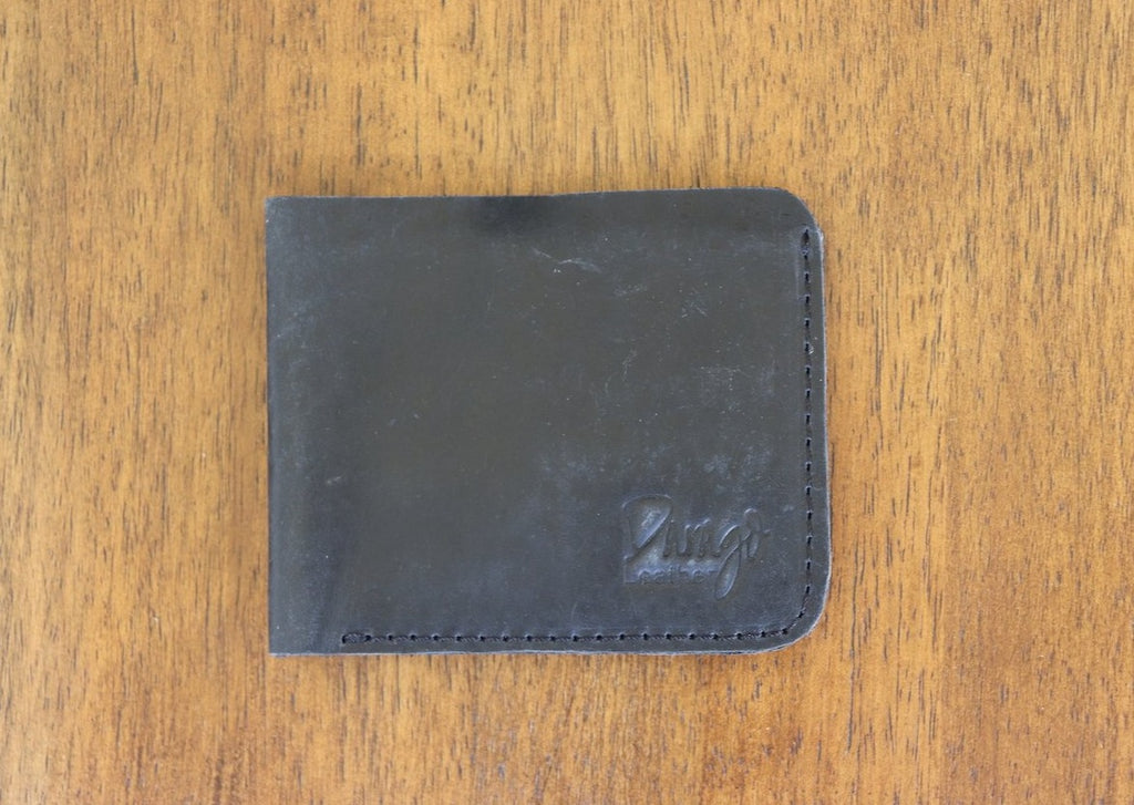 Parisian Bags. Leather Wallet. Dark Blue Wallet.